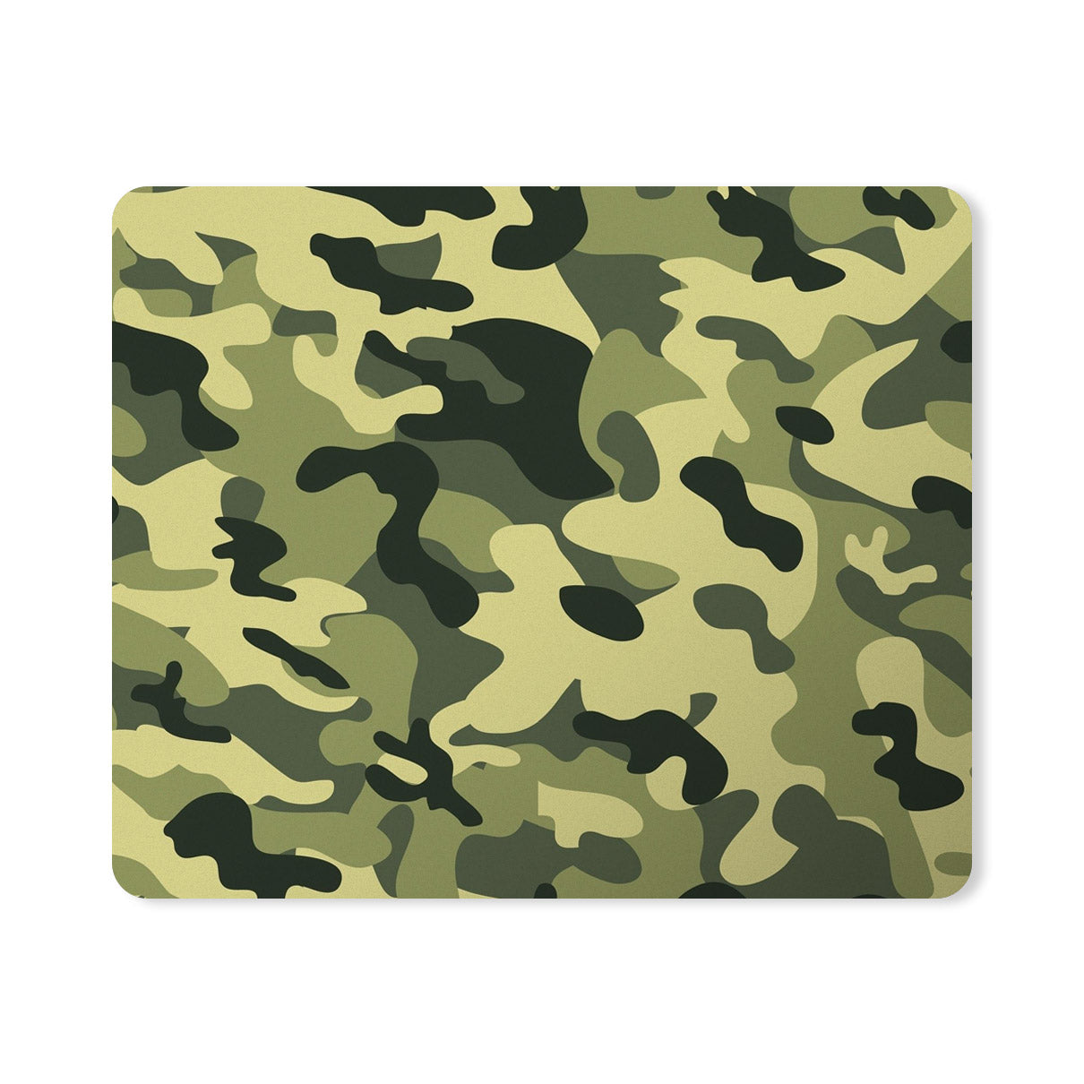 Camouflage Army Green Designer Printed Premium Mouse pad (9 in x 7.5 in)