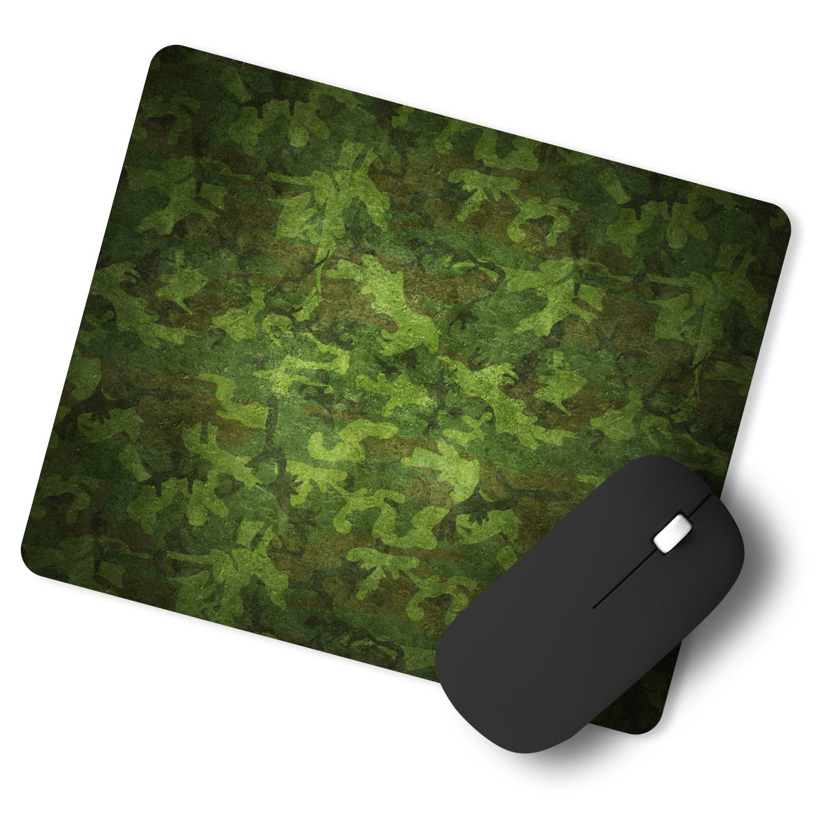 Camouflage Army Dark Green Designer Printed Premium Mouse pad (9 in x 7.5 in)