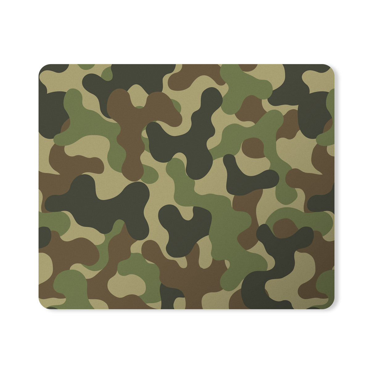 Camouflage Indian Army Green Designer Printed Premium Mouse pad (9 in x 7.5 in)