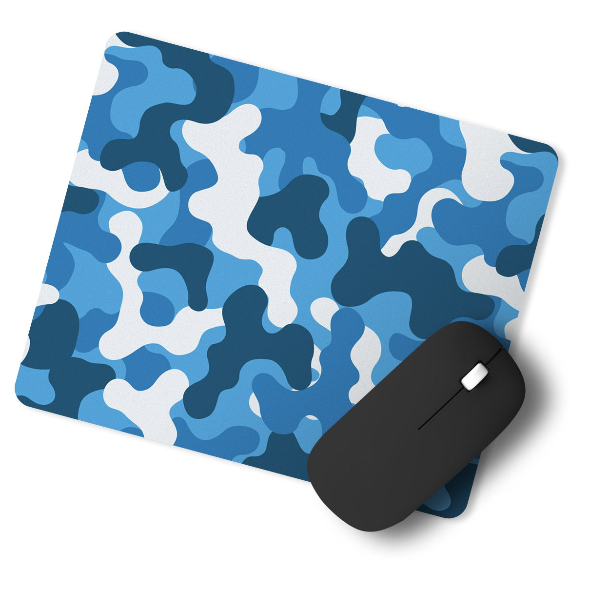 Camouflage Army Light Blue Designer Printed Premium Mouse pad (9 in x 7.5 in)