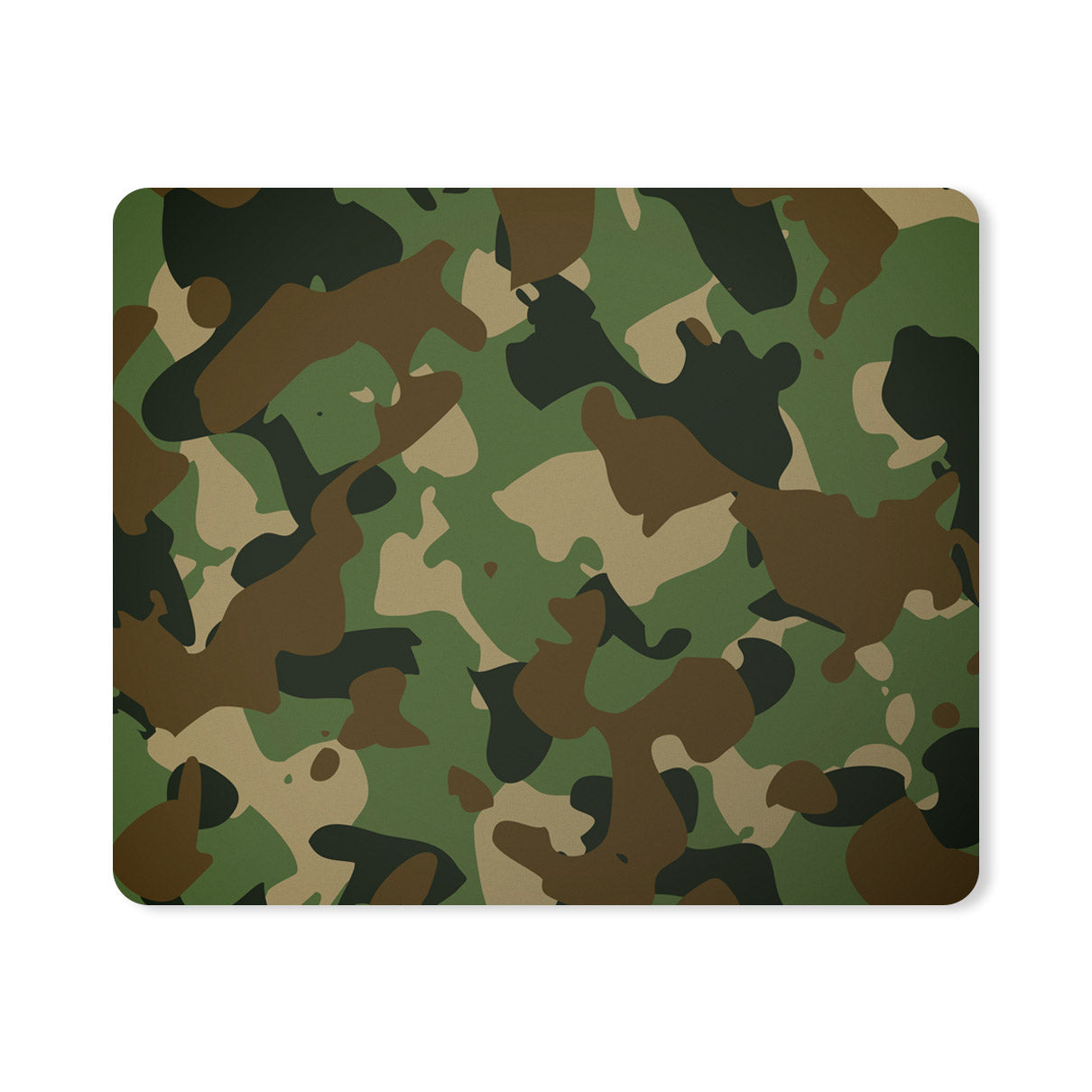 Camouflage Army Real Green Designer Printed Premium Mouse pad (9 in x 7.5 in)