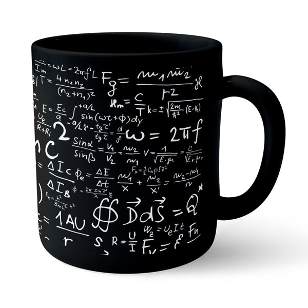 Mathmetics Formula - Black Ceramic Mug