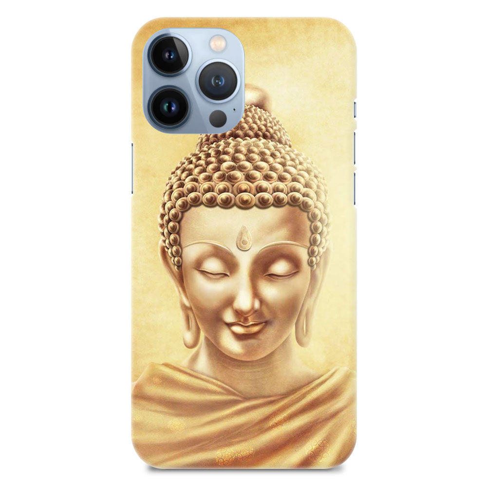 Golden Buddha Mahaveer God Designer Hard Mobile Case