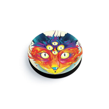 Colorful Cat Mobile Phone Handle