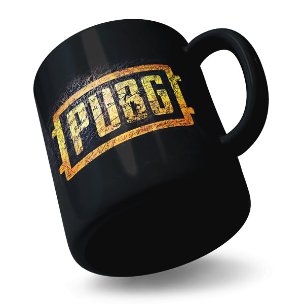 Pubg Logo - Black Ceramic Mug