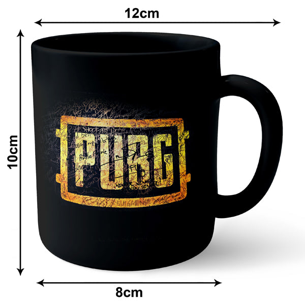 Pubg Logo - Black Ceramic Mug