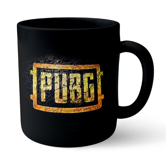 Pubg Logo - Black Ceramic Mug