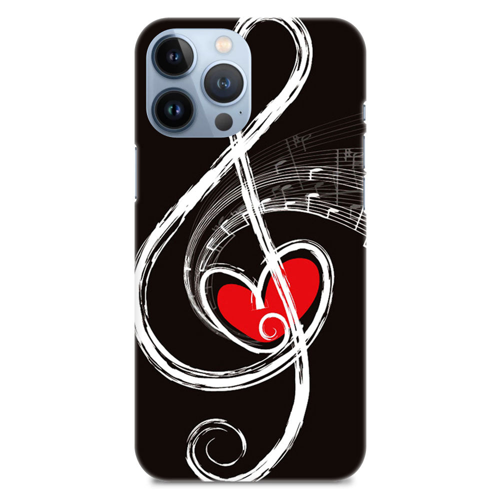 Music Heart Love Designer Hard Mobile Case