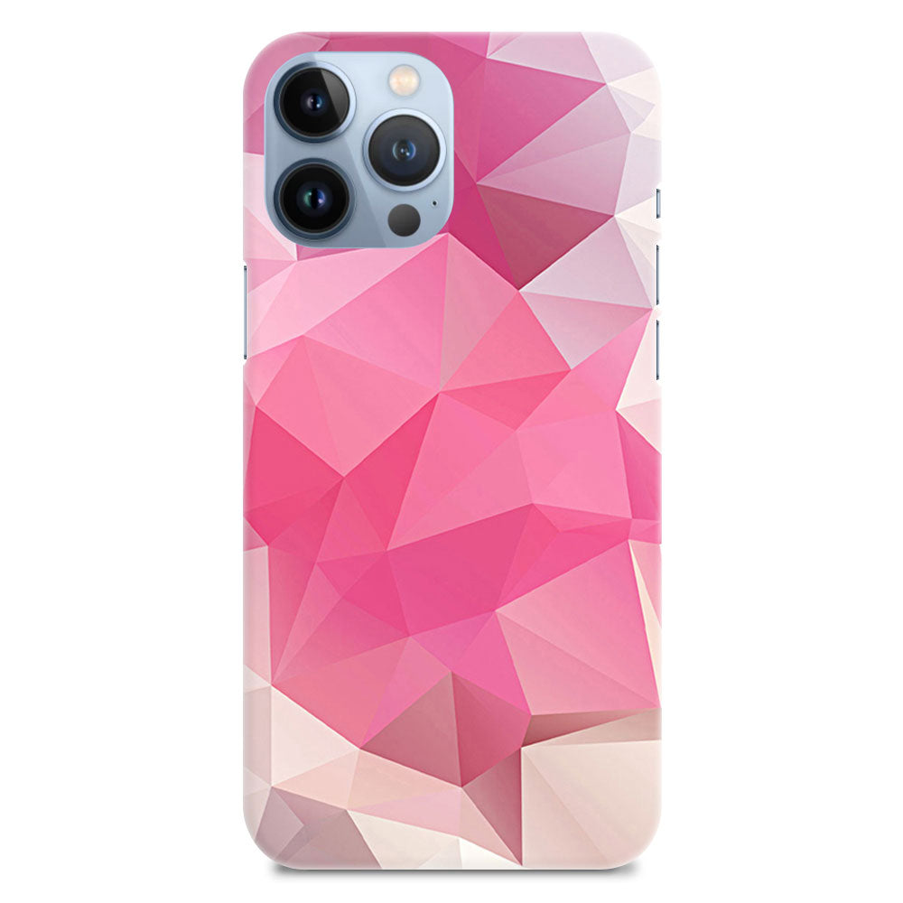 Pink Shapes Pattern Designer Hard Mobile Case