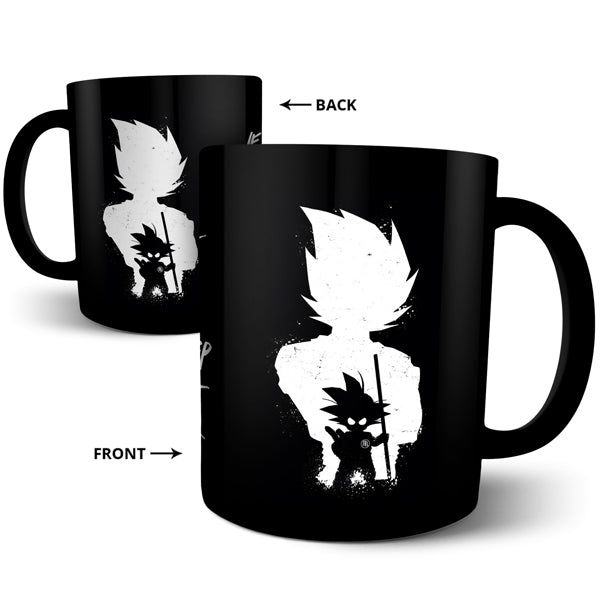 Fighter Typography - Black Ceramic Mug