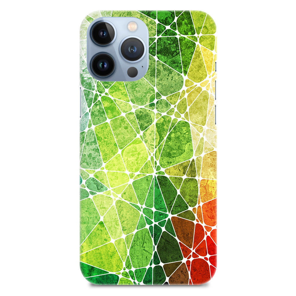 Pattern Painted Grid Colorful Designer Hard Mobile Case