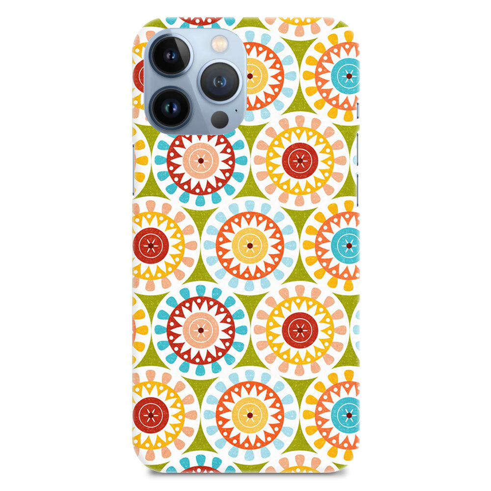 Flower Pattern Colorful Designer Hard Mobile Case