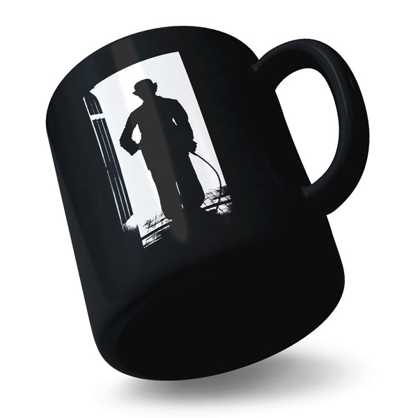 Charlie Chaplin - Black Ceramic Mug