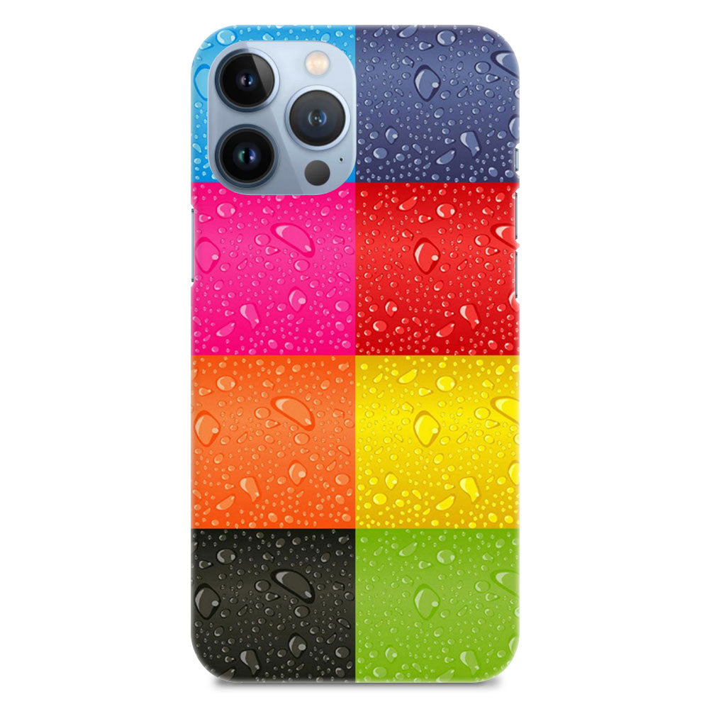 Colorful Squares Blocks Pattern Drop Designer Hard Mobile Case