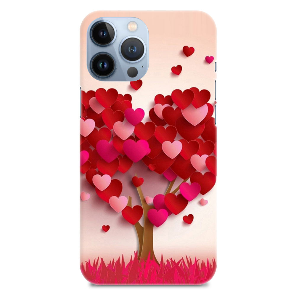 Heart Tree Boy Girl Friend Valentine Miss Kiss Nature Love Tree Autumn Designer Hard Mobile Case