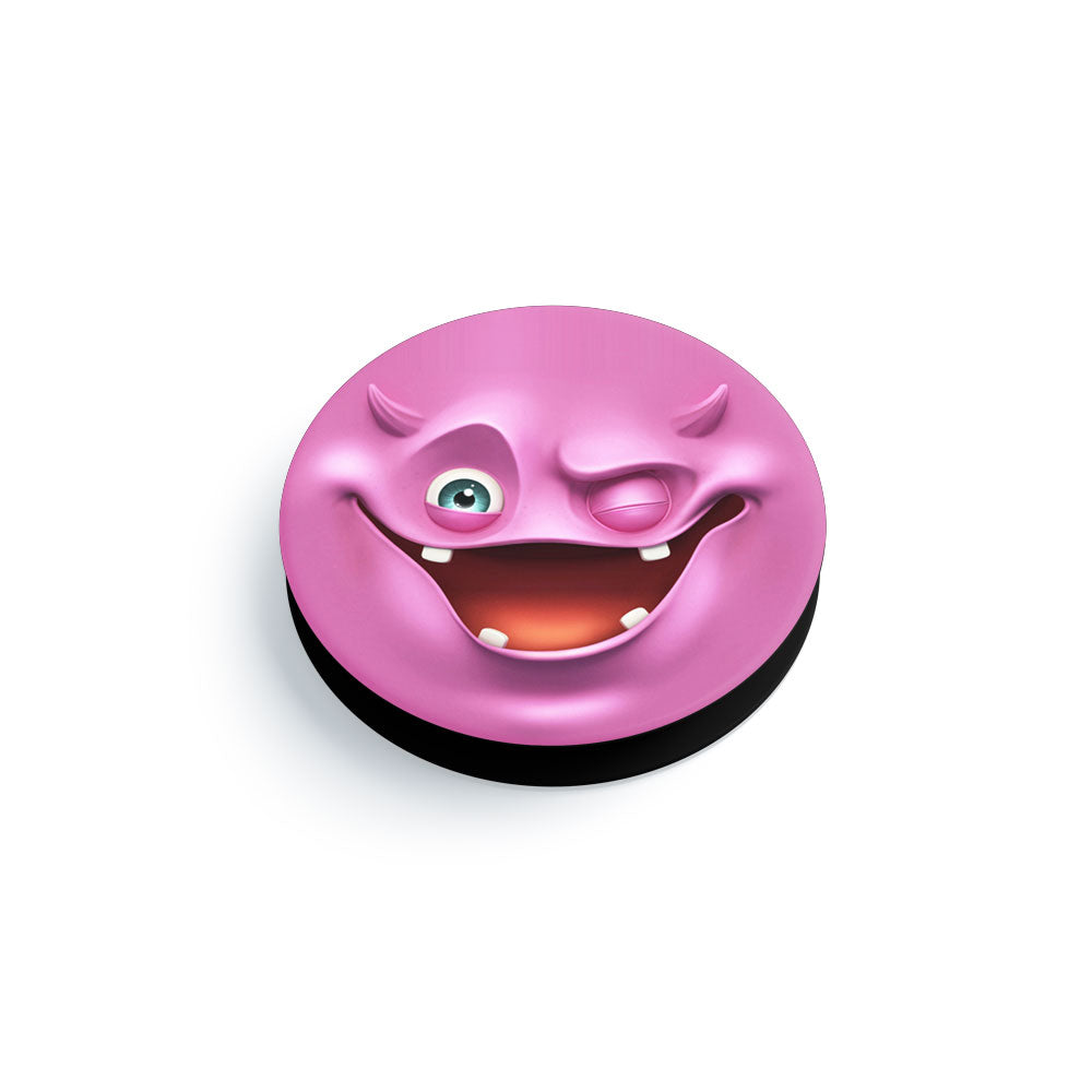 Pink Devil Smile Mobile Phone Handle