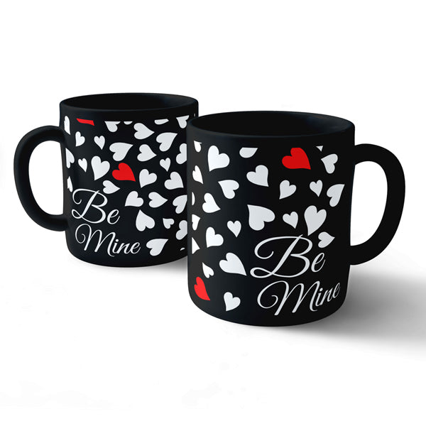 Be Mine - Black Combo Ceramic Mug (Pack of 2)