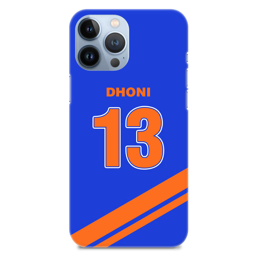 Dhoni 13 T-shirt India Cricket Designer Hard Mobile Case