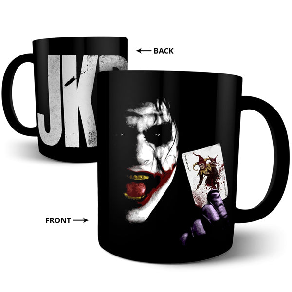 Joker Laughing - Black Ceramic Mug