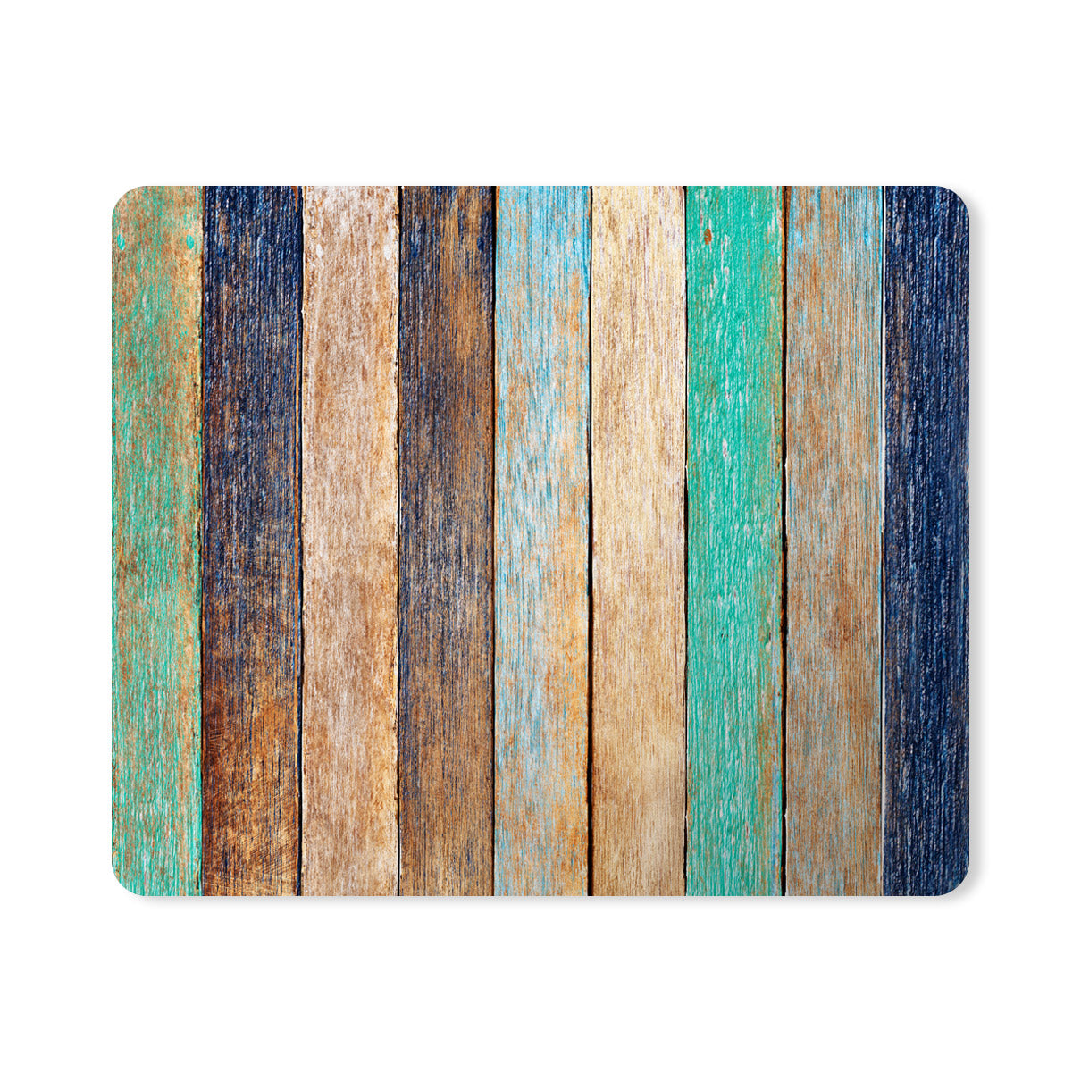 Colorful Wood Pattern Designer Printed Premium Mouse pad (9 in x 7.5 in)