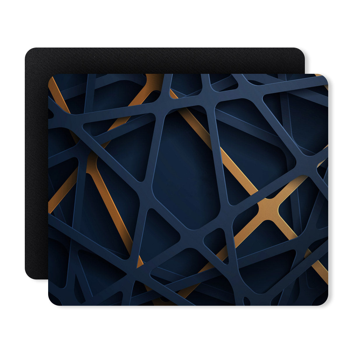 3d Abstract Design Blue Designer Printed Premium Mouse pad (9 in x 7.5 in)