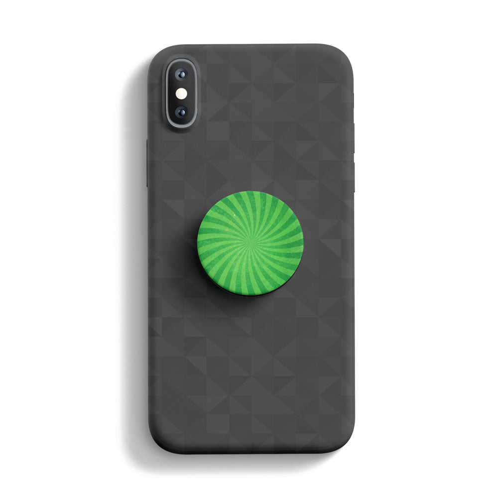 Green Pattern Phone Handle